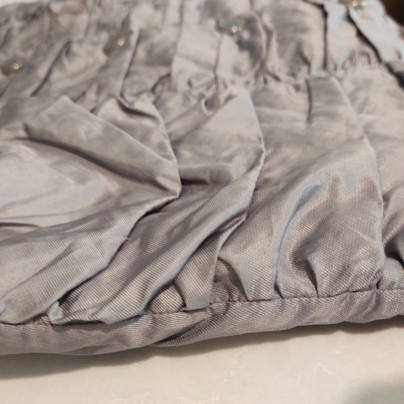 Erin of London | Silver Gray Ruching Crinkle Vest | XL - Picture 8 of 12